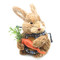 Festive Easter bunny with carrot