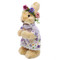 Easter Bunny Rabbit female with flowers 