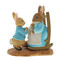 At Home by the Fire with Mummy Rabbit Figurine 