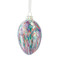 Purple Glass Melt Egg  Ornament