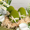 Green Flocked Moss Easter Egg Decor