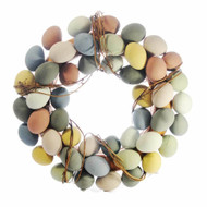 Wreath Easter Eggs Natural 