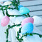 Multicolour Easter Egg Leafy Garland