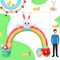 Happy Easter Egg Hunt Arch Actual Size