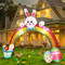 Giant Easter Bunny Arch Lighted