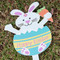 Bunny Happy Easter Yard Stake