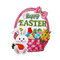 Pink Easter Basket Plaque