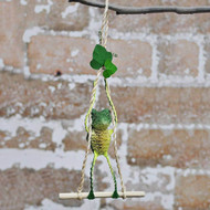 Easter Frog on Swing Hanging