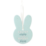 Easter Wishes and Bunny Kisses Ornament