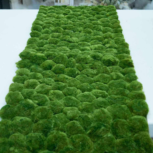 Green Moss Roll Mat Display