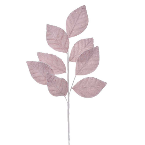 Pink Frosted Leaves