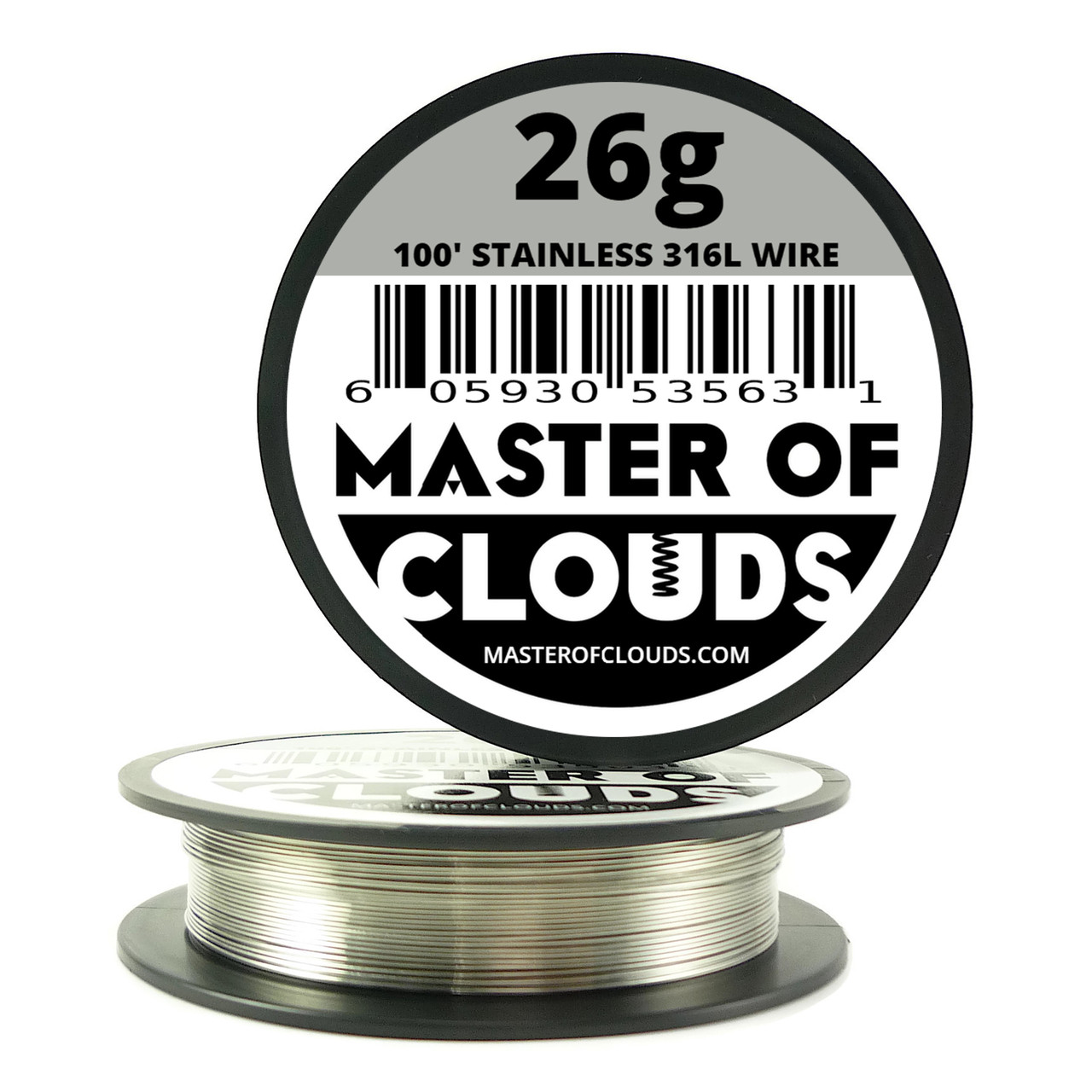 Stainless Steel 316L - 100 ft 26 Gauge Wire - Master of Clouds