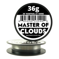 25 ft - 36 Gauge AWG A1 Kanthal Round Wire