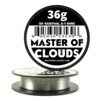 50 ft - 36 Gauge AWG A1 Kanthal Round Wire