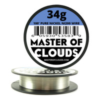 Ni200 - 100 ft 34 Gauge Pure Nickel 200 Non Resistance Wire