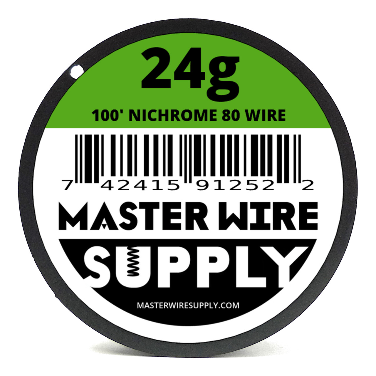 MWS - Nichrome 80 - 100 ft - 22 Gauge Round Wire - Master Wire Supply