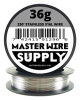 MWS - Stainless Steel 316L - 250 ft 36 Gauge Wire