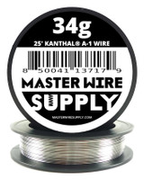 MWS - Kanthal A1 - 25 ft - 34 Gauge - Round Wire