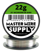 MWS - Nichrome 80 - 25 ft 22 Gauge Round Wire