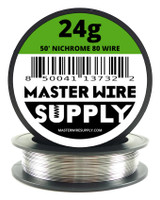 MWS - Nichrome 80 - 50 ft 24 Gauge Round Wire