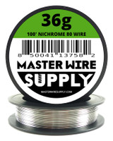 MWS - Nichrome 80 - 100 ft 36 Gauge Round Wire