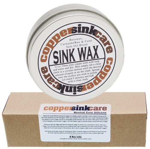 Sink wax and silicone