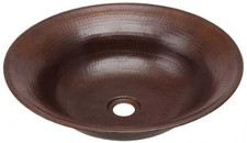 Vessel Sink (FLV16) Flared Copper Bowl