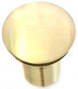 BRASS UMBRELLA PUSH POP-UP DRAIN WITHOUT OVERFLOW