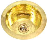 Brass Bar Sink (RBV) Round Copper-Brass Bar Prep Sinks