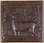 Copper Tile (TL105) Deer Design