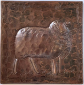 Copper Tile (TL111) Sheep Design
