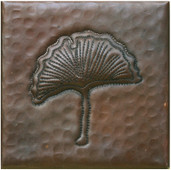 Copper Tile (TL235) Fern Leaf Design