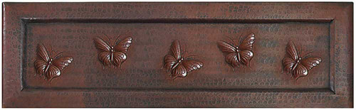Butterfly Apron Front copper kitchen sink