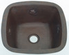copper square bar sink with paw design