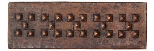 TL003-2"x 6" Check Design copper tile liner