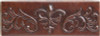 Fleur De Lis design copper tile liner