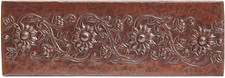 Daisy Vine designer copper tile liner
