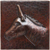Donkey design copper tile