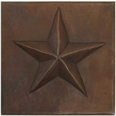 Star design copper tile