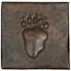 Bear claw design copper tile