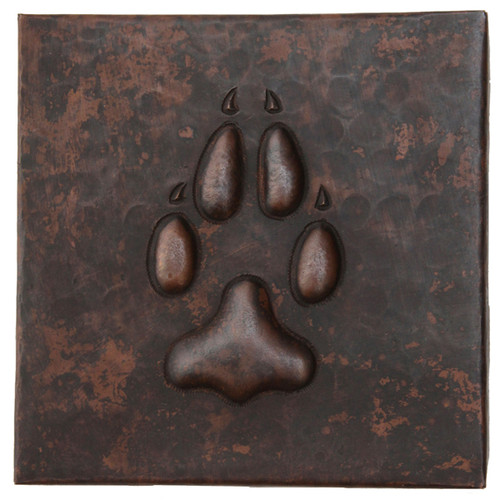 Claw design copper tile