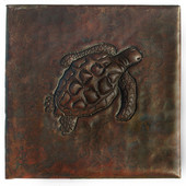 Sea Turtle designer copper tile