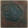 Aspen Leaf design copper tile