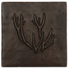Deer Antlers design copper tile