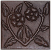Floral Vine design copper tile