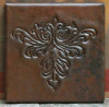 Arts and Crafts design copper tile