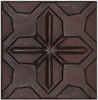Diamond Frost design copper tile