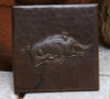Wild Boar design copper tile
