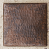 Hammered copper tile