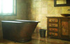 hammered copper slipper tub